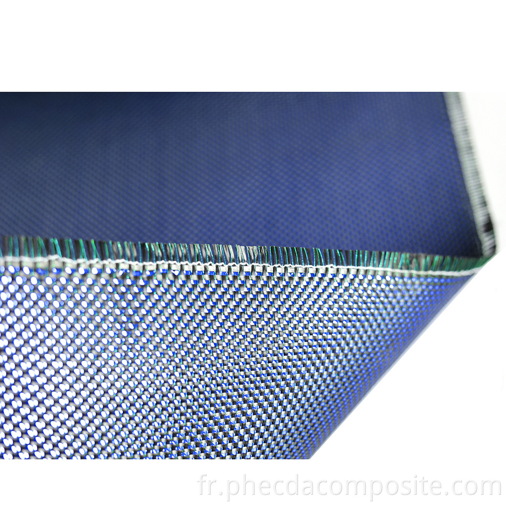 Blue Carbon Fiber Cloth